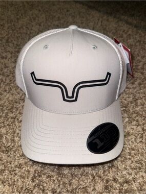 Light Grey Kimes Hat with Black Logo